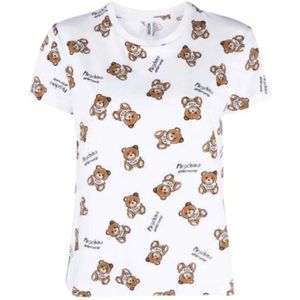 Moschino, Heren, Tops, Wit, Maat: XL Katoen,