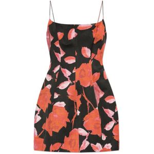 Blumarine, Dames, Jurken, Rood, Maat: 2XS Viscose,