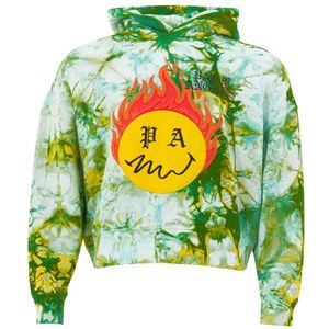 Palm Angels, Heren, Sweatshirts & Hoodies, Veelkleurig, Maat: XS Katoen,