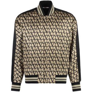 Valentino Garavani, Heren, Jassen, Beige, Maat: S Katoen,