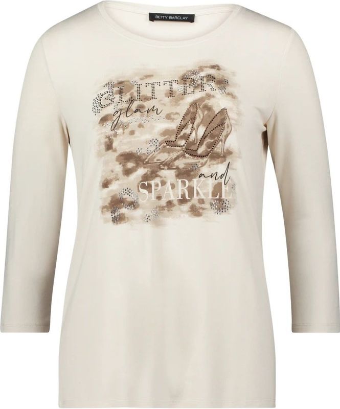 Betty Barclay, Dames, Tops, Beige, Maat: S Katoen,