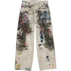 Acne Studios, Dames, Jeans, Veelkleurig, Maat: S Katoen,