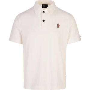 Moncler, Heren, Tops, Wit, Maat: S Nylon,