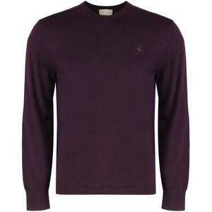 Calvin Klein, Heren, Truien, Bruin, Maat: M Wol,