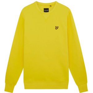Lyle & Scott, Heren, Sweatshirts & Hoodies, Geel, Maat: S Katoen,