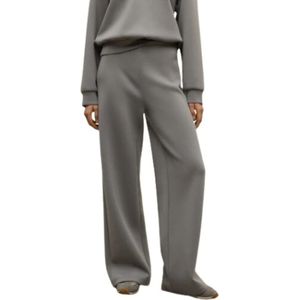 Ecoalf, Dames, Broeken, Grijs, Maat: XS Katoen,