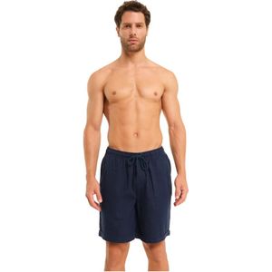 Peninsula, Heren, Badkleding, Blauw, Maat: 2XL Linnen,