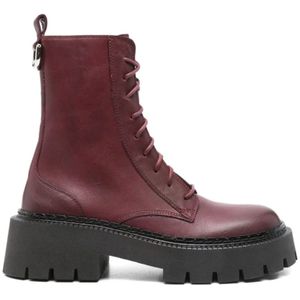 Vic Matié, Dames, Schoenen, Rood, Maat: 36 EU Leer,