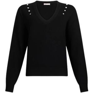 Liu Jo, Dames, Truien, Zwart, Maat: XS