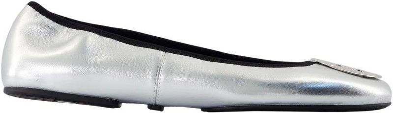 Tory Burch, Dames, Schoenen, Grijs, Maat: 40 EU Leer,