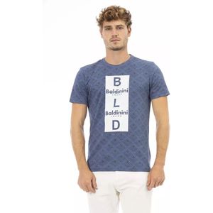 Baldinini, Heren, Tops, Blauw, Maat: S Katoen,
