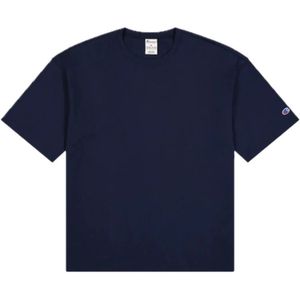 Champion, Heren, Tops, Blauw, Maat: XL Katoen,