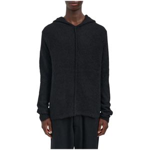 Thom Krom, Dames, Sweatshirts & Hoodies, Zwart, Maat: L Wol,