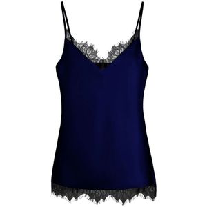 Ivi, Dames, Tops, Blauw, Maat: L Zijde,