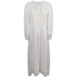 Marant étoile, Dames, Jurken, Wit, Maat: 2XS