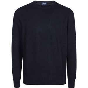 Drumohr, Heren, Truien, Blauw, Maat: 3XL Kasjmier,
