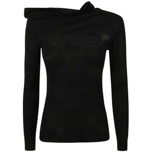 Isabel Marant, Dames, Truien, Zwart, Maat: 2XS Wol,