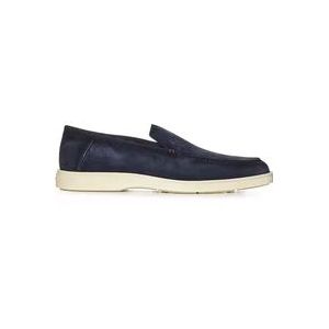 Santoni Loafers , Blue , Heren , Maat: 40 EU