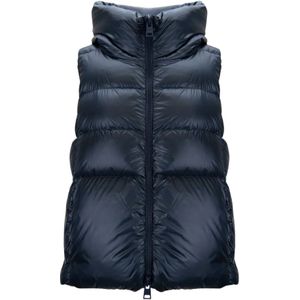 Herno, Dames, Jassen, Blauw, Maat: XS Polyamide,