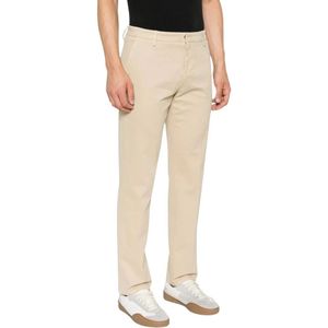 Dondup, Heren, Broeken, Beige, Maat: W30 Zijde,