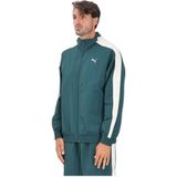 PUMA T7 oversized trainingsjack, Groen, Maat XXS
