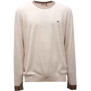 Etro, Heren, Truien, Wit, Maat: XL Katoen,
