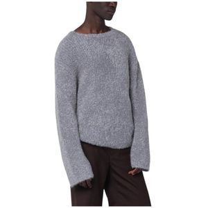 Séfr, Heren, Truien, Grijs, Maat: M Mohair,