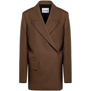 Jil Sander, Dames, Jassen, Bruin, Maat: S