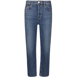 Re/Done, Dames, Jeans, Blauw, Maat: W30