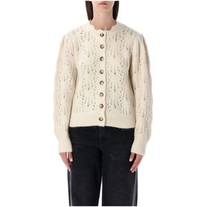 Marant étoile, Dames, Truien, Beige, Maat: XS Wol,