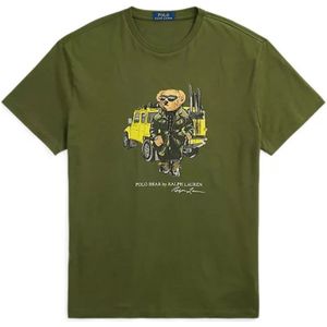 Polo Ralph Lauren, Heren, Tops, Groen, Maat: 2XL Katoen,