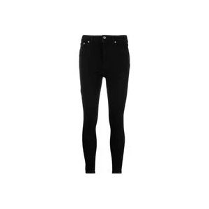 Twinset Slim fit jeans , Black , Dames , Maat: W27