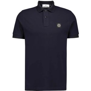 Stone Island, Heren, Tops, Blauw, Maat: S Katoen,