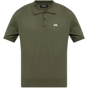 Dsquared2 - Polo met Logo - Groen - Heren