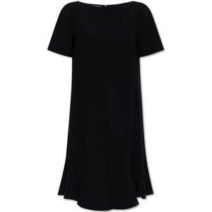 Emporio Armani, Dames, Jurken, Zwart, Maat: XS