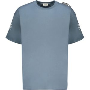 Isabella 1985, Heren, Tops, Grijs, Maat: S Katoen,