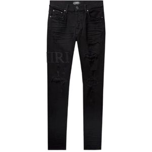 Amiri, Heren, Jeans, Zwart, Maat: W33 Denim,