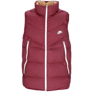 Nike, Heren, Jassen, Bruin, Maat: S Zijde,