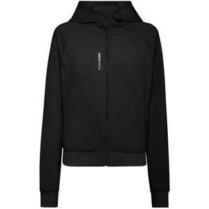 Plein Sport, Dames, Sweatshirts & Hoodies, Zwart, Maat: L Katoen,