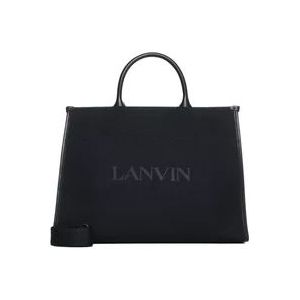 Lanvin Zwarte Curb Sneakers Tas , Black , Heren , Maat: ONE Size