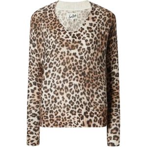 MC2 Saint Barth, Dames, Truien, Bruin, Maat: S Mohair,