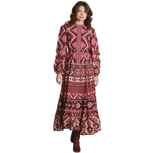 Farm Rio, Dames, Jurken, Veelkleurig, Maat: M Viscose,