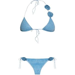 Oseree, Dames, Badkleding, Blauw, Maat: S Polyamide,