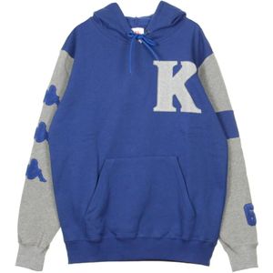 Kappa, Heren, Sweatshirts & Hoodies, Blauw, Maat: L Katoen,