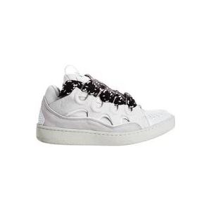 Lanvin Originele Curb Sneakers , White , Heren , Maat: 40 EU