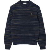 Lacoste - Gebreide Trui - Blauw - Ronde Hals