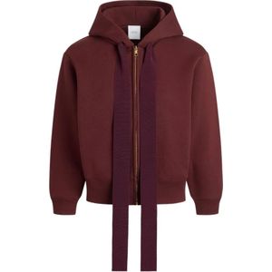 Patou, Dames, Sweatshirts & Hoodies, Rood, Maat: M Katoen,