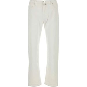 Incotex, Heren, Jeans, Wit, Maat: W31 Denim,