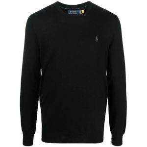 Polo Ralph Lauren, Heren, Truien, Zwart, Maat: S Wol,