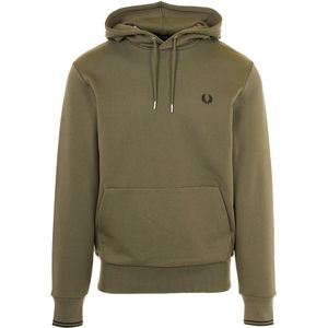 Fred Perry, Heren, Sweatshirts & Hoodies, Groen, Maat: S